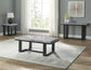 Artemis Sofa Table, Gray Marble Top