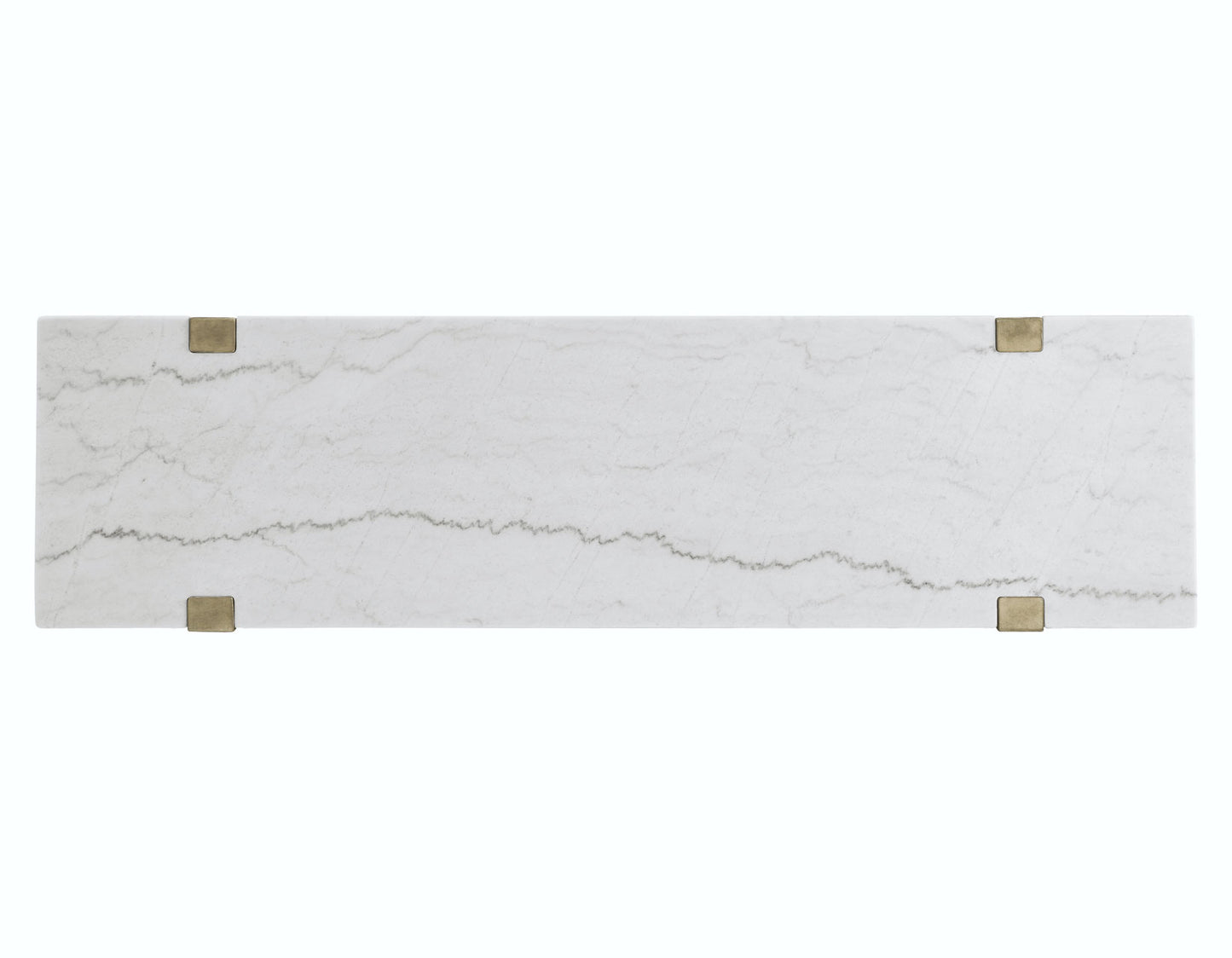 Perth, Sofa Table, White Marble Top