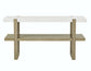 Perth, Sofa Table, White Marble Top
