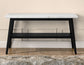 Vida, Sofa Table, White Marble Top, Black