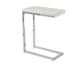 Echo, Chairside End Table, White Marble Top