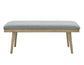 Vida Gray Dining Bench