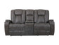 Marlow Console Loveseat, Manual Reclining, Charcoal