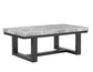 Artemis Cocktail Table, Gray Marble Top