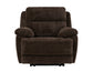 Gatlin Brown Fabric Dual-Power Recliner