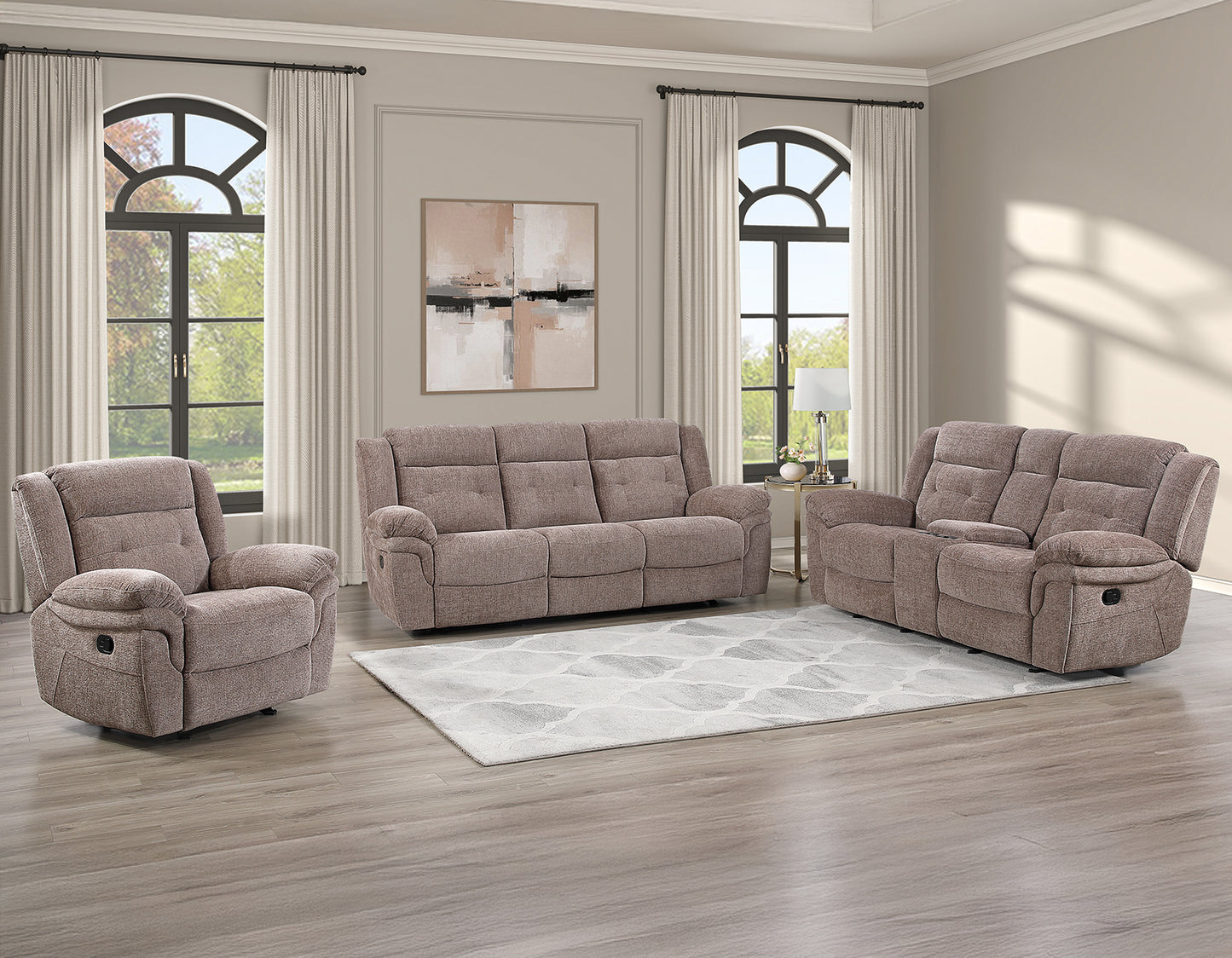 Sydney Glider Recliner, Manual, Brown