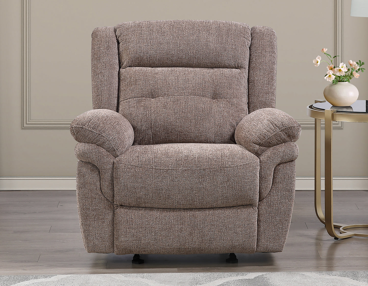 Sydney Glider Recliner, Manual, Brown