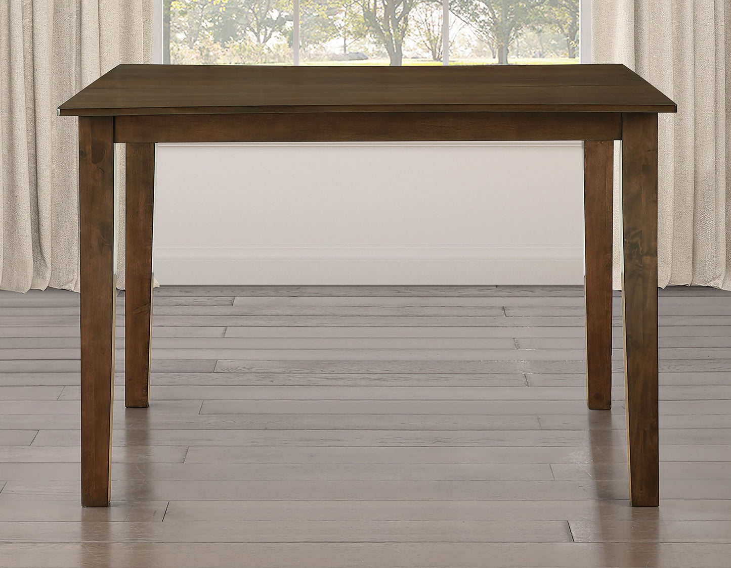 Joplin 42-54″ Counter Table with 12″ Leaf, Walnut Finish