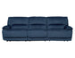 Olsen Sofa, Dual-Power Zero-Gravity Modular Reclining, Indigo