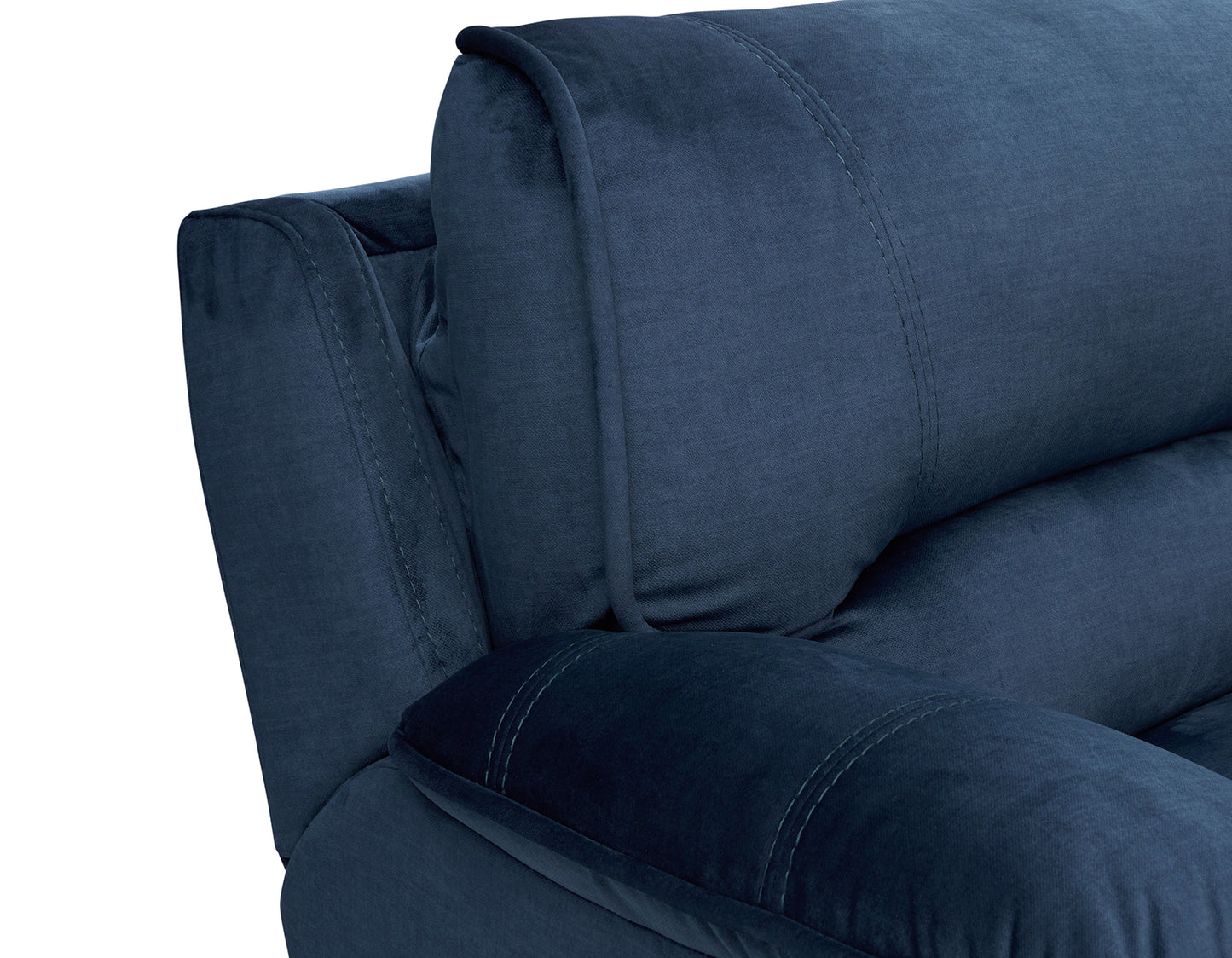 Olsen Sofa, Dual-Power Zero-Gravity Modular Reclining, Indigo