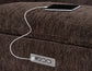 Gatlin Dual-Power Brown Fabric 6-Piece Modular Reclining Sectional