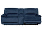 Olsen Console Loveseat, Dual-Power Zero-Gravity Modular Reclining, Indigo