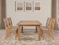 Sommerset 5-Piece 64-96″ Ladder Back Dining Set