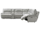 Olsen 6-Piece Sectional, Dual-Power Zero-Gravity Reclining, Silver