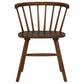 Hamlyn 5-piece Round Wood Dining Set Walnut