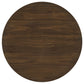 Hamlyn 5-piece Round Wood Counter Height Dining Set Grey and Walnut