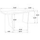 Decker 7-piece 70-inch Rectangular Counter Height Dining Set Grey and Walnut