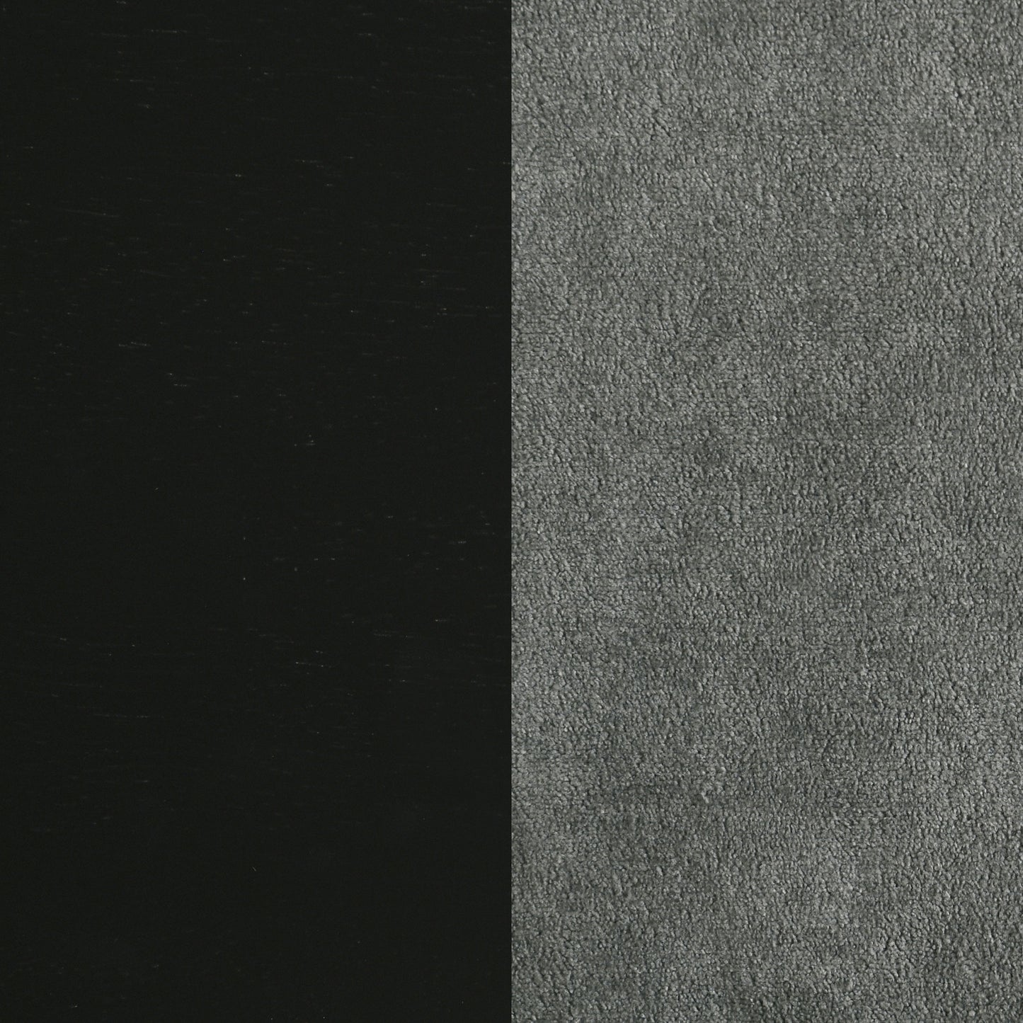 Redbridge Velvet Upholstered Side Chair Grey and Black (Set of 2)