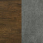 Redbridge Velvet Upholstered Counter Chair Grey and Walnut (Set of 2)