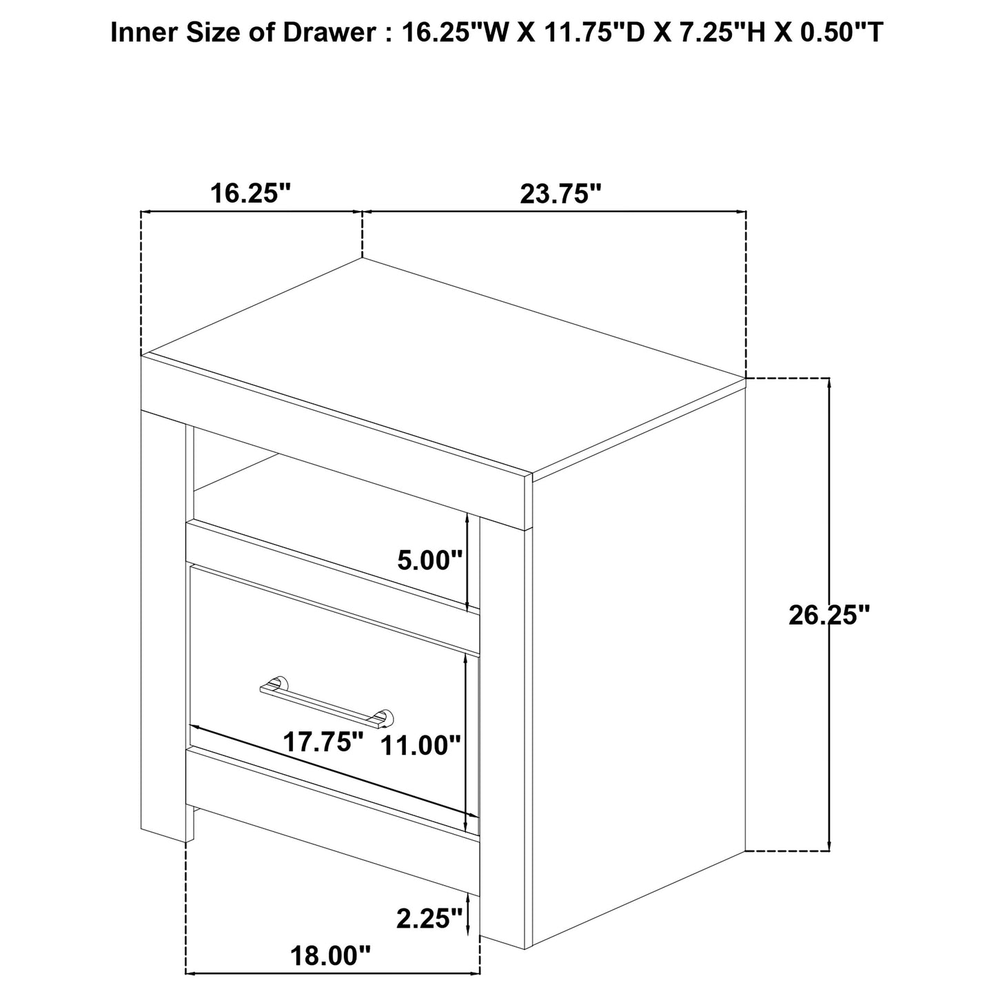 Hendricks 4-piece California King Bedroom Set Light Oak