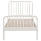 Jones Wood Twin Open Frame Bed White - Discount Furniture Connection