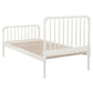Jones Wood Twin Open Frame Bed White - Discount Furniture Connection