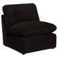 Collins Modular Armless Chair Chocolate Brown
