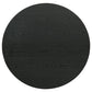 Hamlyn 2-piece Round Fluted Coffee and End Table Set Black
