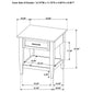 Lindenton 1-drawer Wood Occasional Side End Table Blonde