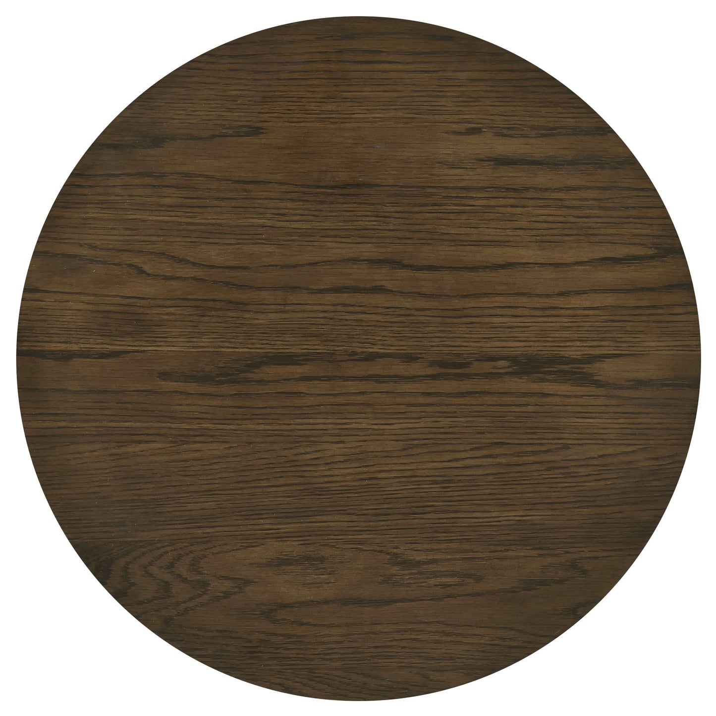 Sweeney 24-inch Round Wood Occasional Side End Table Dark Walnut