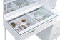 Souza 5-Drawer Makeup Vanity Table With LED Mirror White High Gloss