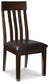 Haddigan Dining UPH Side Chair (2/CN) - Discount Furniture Connection