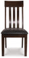 Haddigan Dining UPH Side Chair (2/CN) - Discount Furniture Connection