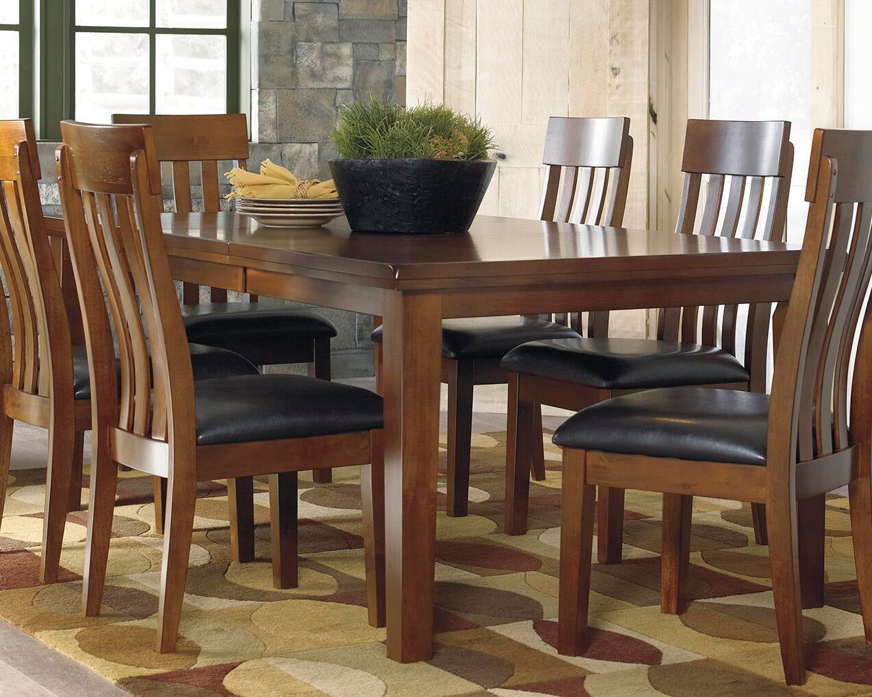 Ralene RECT DRM Butterfly EXT Table - Discount Furniture Connection