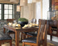 Ralene RECT DRM Butterfly EXT Table - Discount Furniture Connection