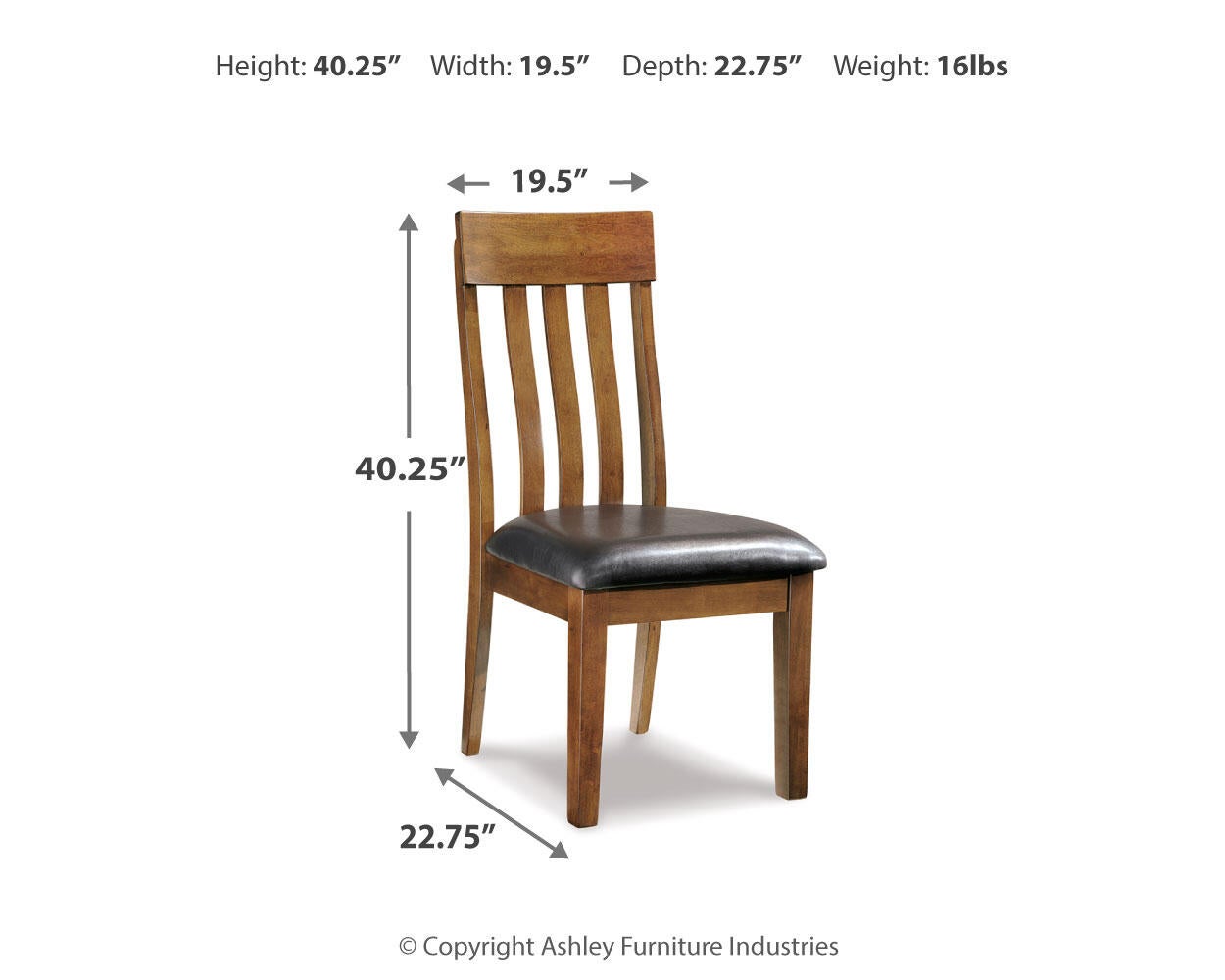 Ralene Dining UPH Side Chair (2/CN) - Discount Furniture Connection