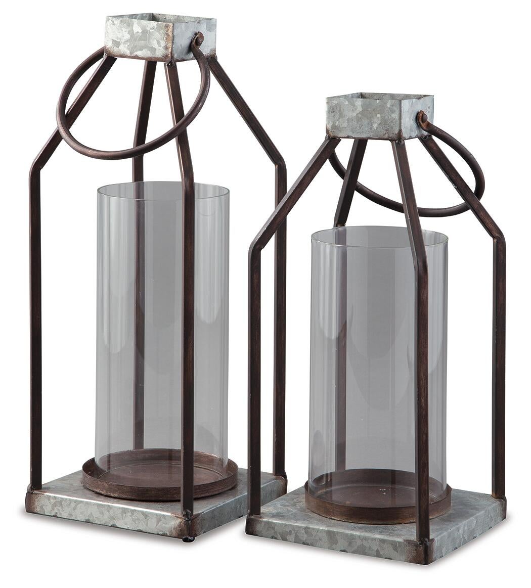 Diedrick Lantern Set (2/CN) - Discount Furniture Connection