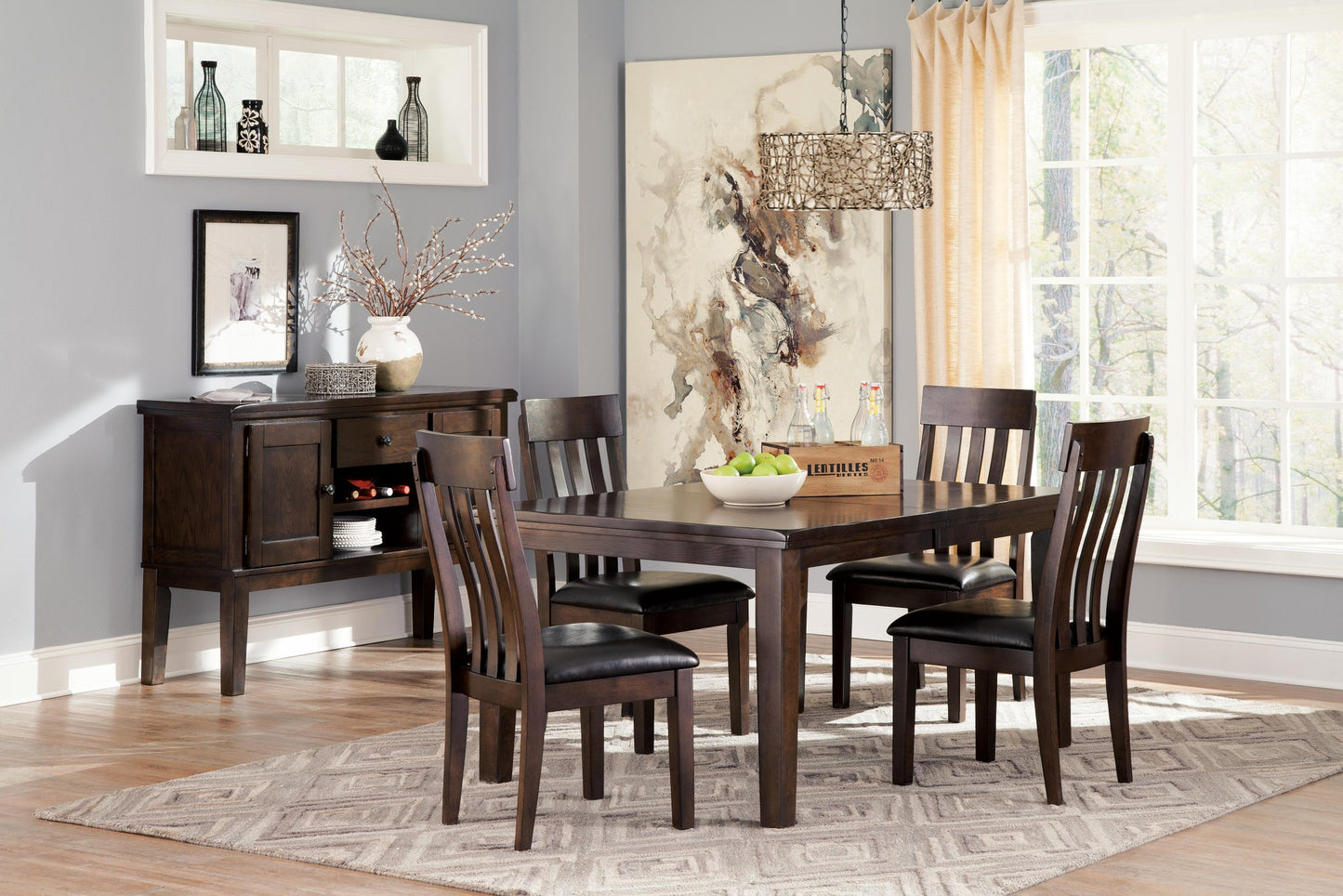 Haddigan RECT Dining Room EXT Table - Discount Furniture Connection