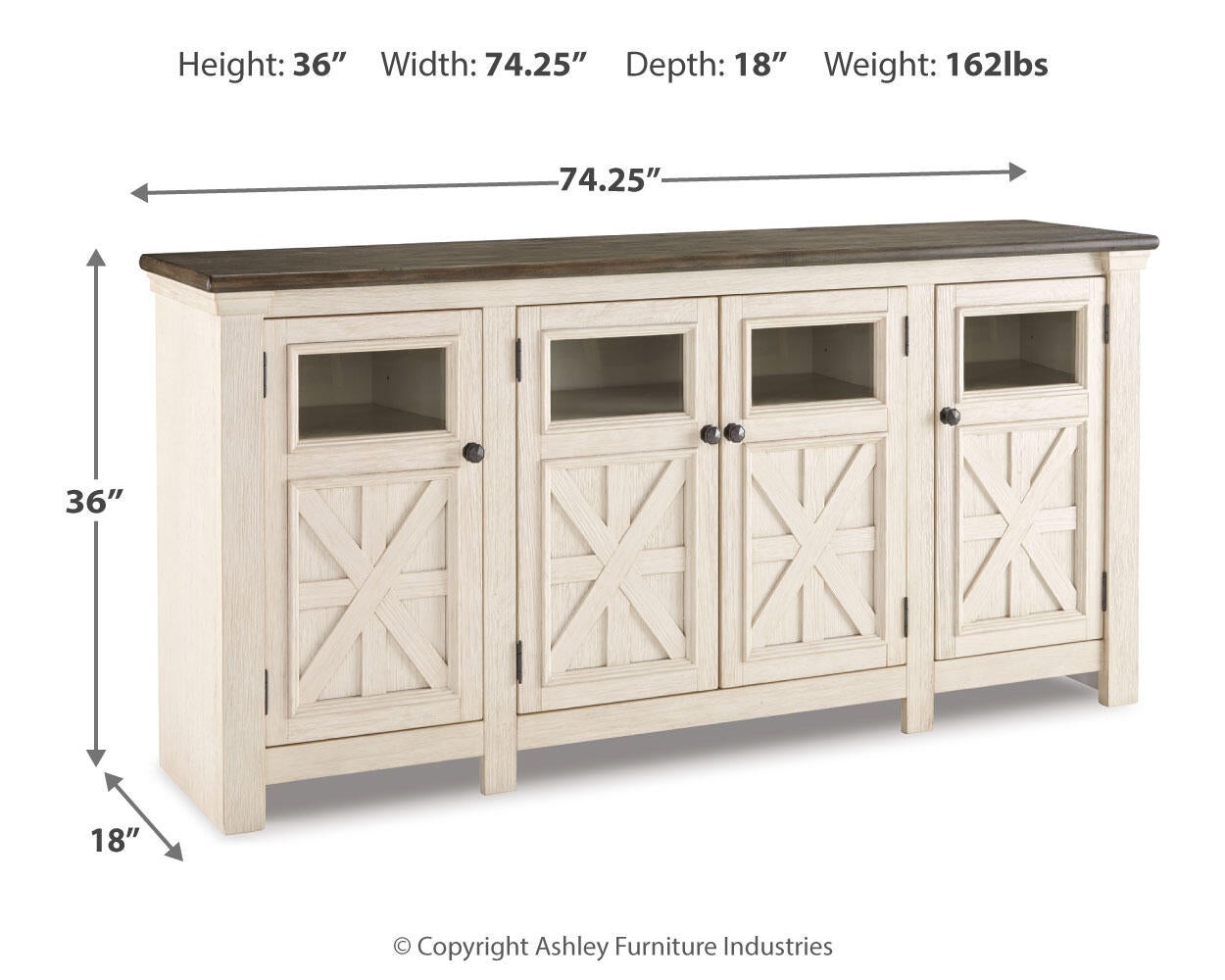 Bolanburg Extra Large TV Stand - Discount Furniture Connection