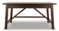 Baldridge Home Office Large Leg Desk - Discount Furniture Connection
