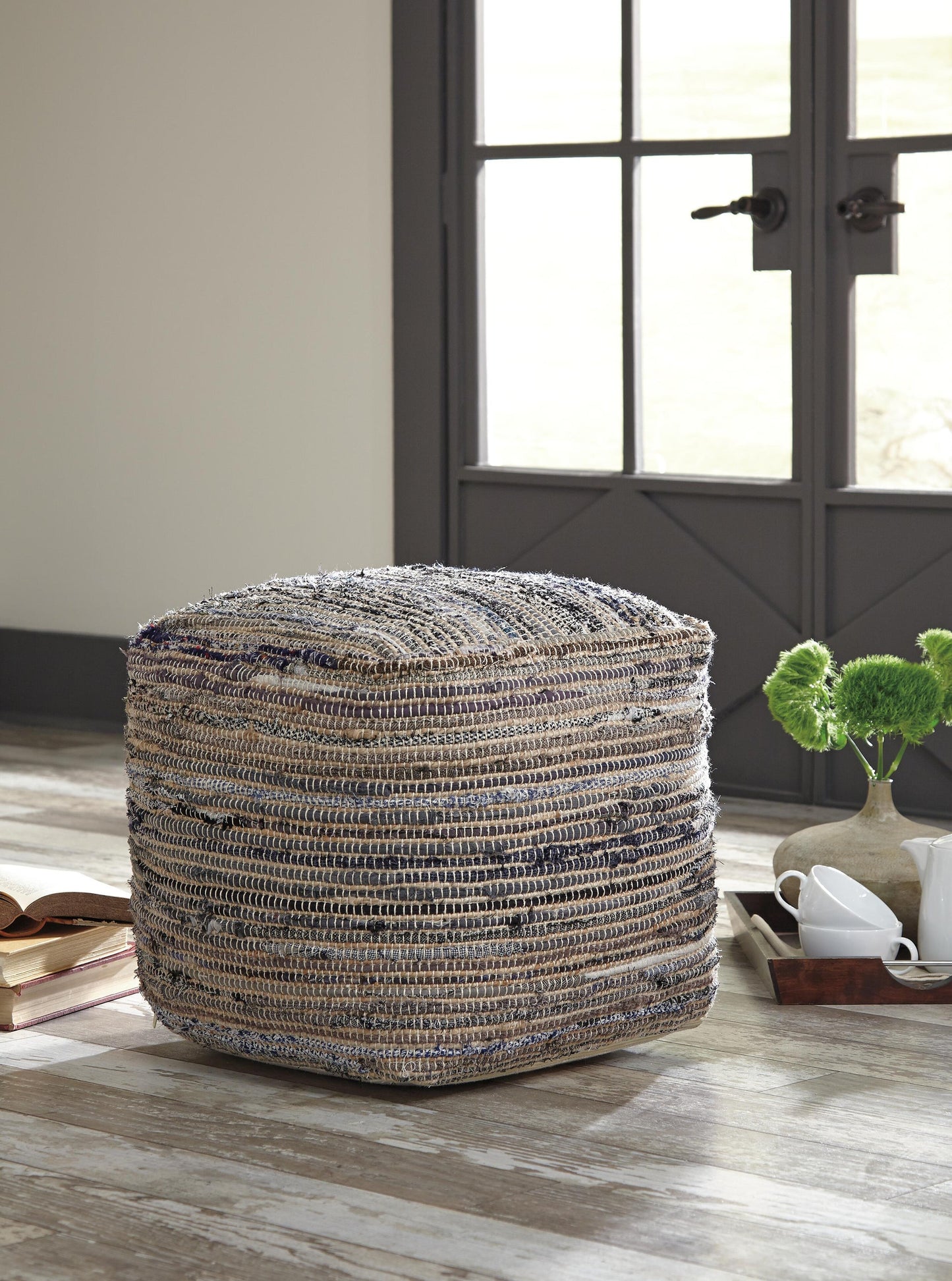 Absalom Pouf - Discount Furniture Connection