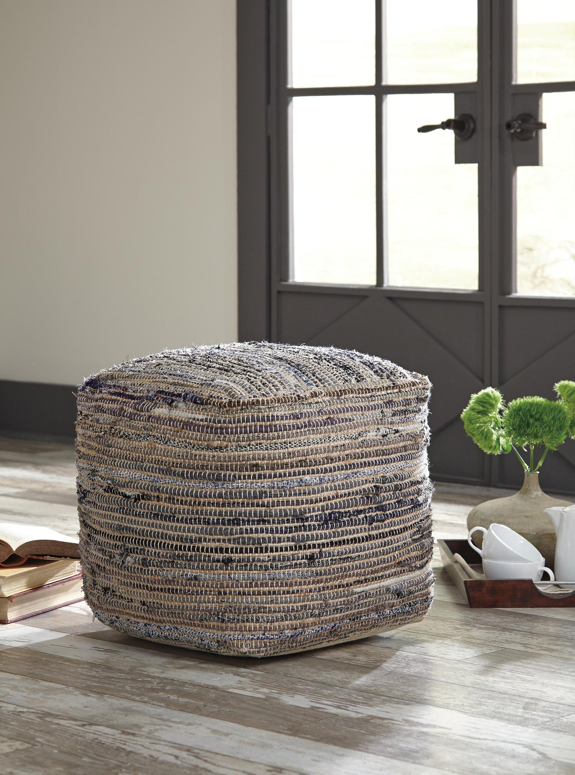 Absalom Pouf - Discount Furniture Connection