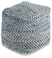 Chevron Pouf - Discount Furniture Connection