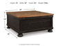 Valebeck Lift Top Cocktail Table - Discount Furniture Connection