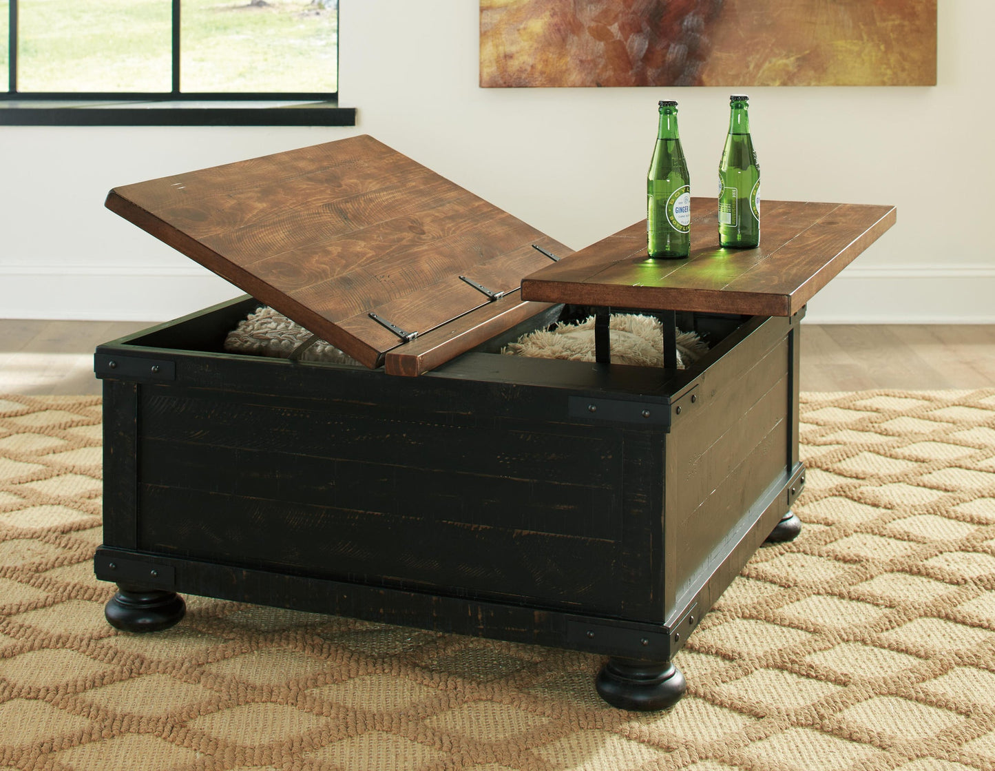Valebeck Lift Top Cocktail Table - Discount Furniture Connection