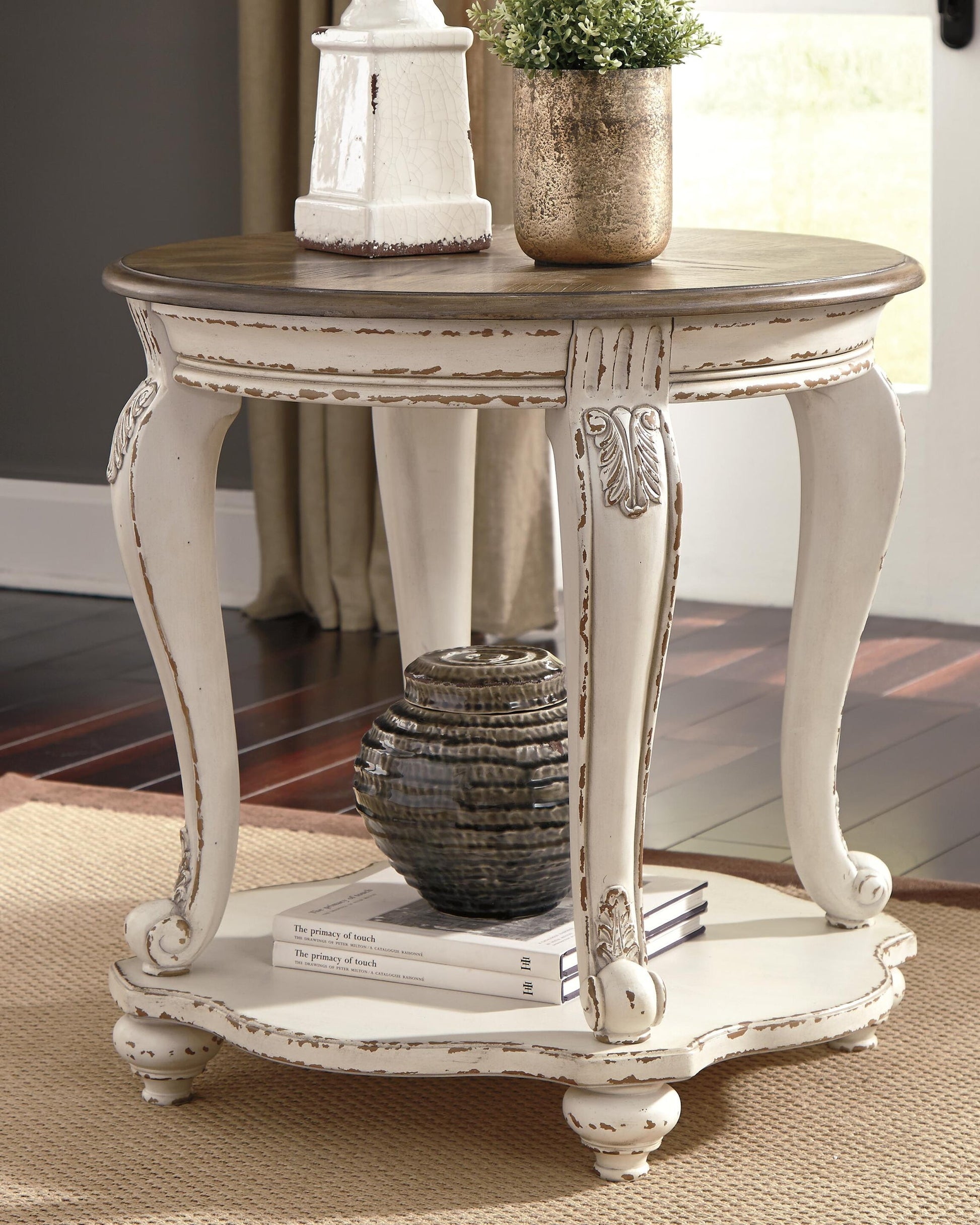 Realyn Round End Table - Discount Furniture Connection