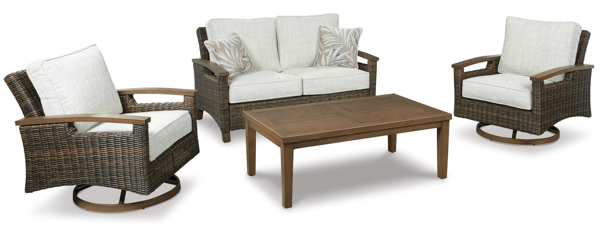 Paradise Trail Loveseat w/Cushion - Discount Furniture Connection