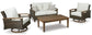Paradise Trail Loveseat w/Cushion - Discount Furniture Connection