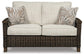 Paradise Trail Loveseat w/Cushion - Discount Furniture Connection