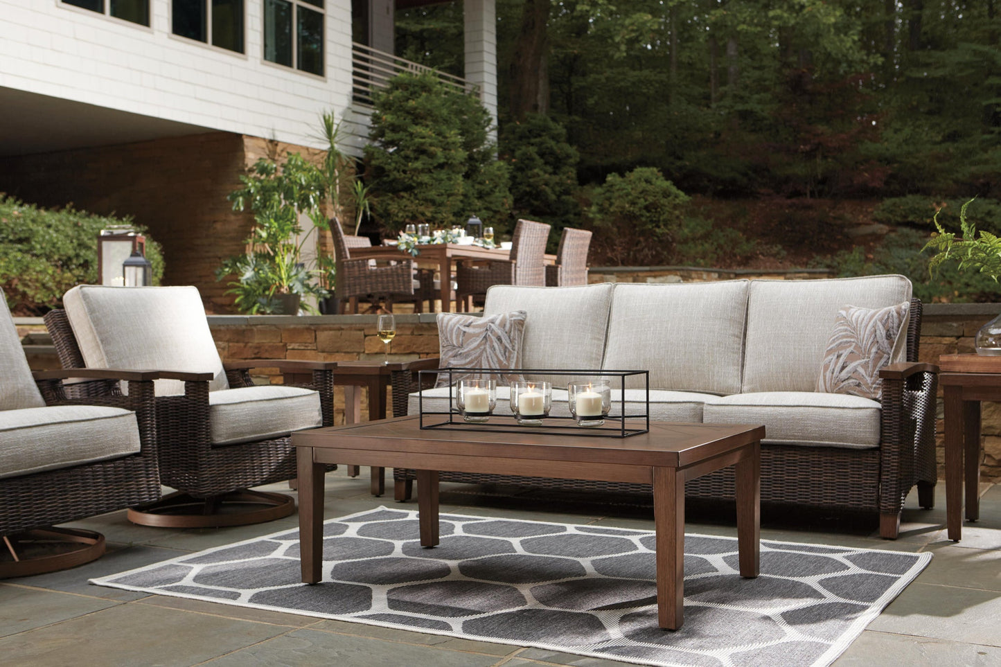 Paradise Trail Sofa with Cushion - Discount Furniture Connection